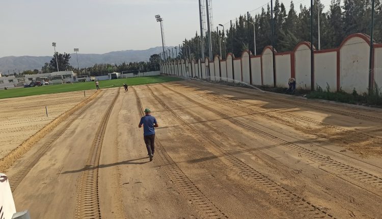 TERRAIN T3 DU CTN : BIENTOT LE SEMIS DE LA NOUVELLE PELOUSE