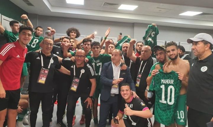 COUPE ARABE DES NATIONS U20 :  LE PRESIDENT DE LA FAF ET LES MEMBRES DU BUREAU FEDERAL FELICITENT LES VERTS