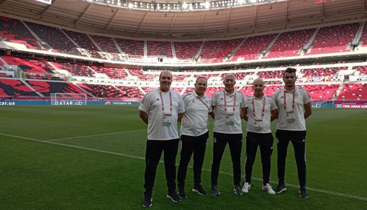 DES MEMBRES DE LA FAF A LA REUNION TECHNIQUE ET EN VISITE DU STADE AHMAD BIN ALI