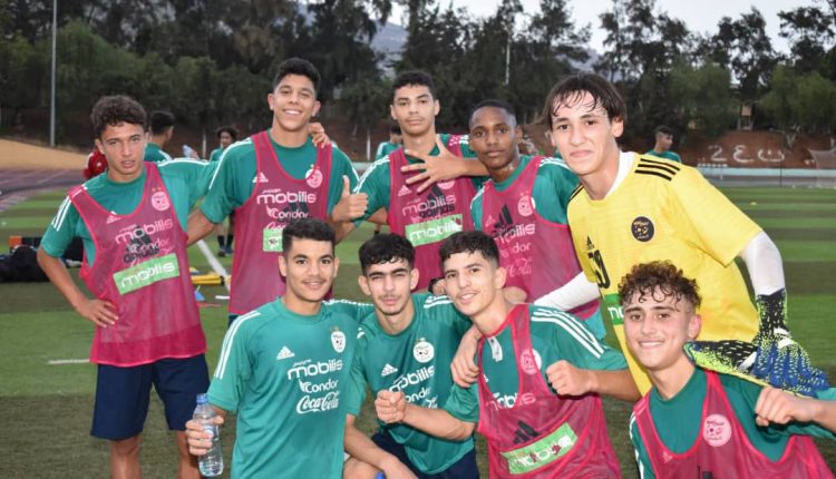 ARAB CUP U17 – ALGERIE 2022 :  UNE AMBIANCE DÉCONTRACTÉE À L’ENTRAINEMENT
