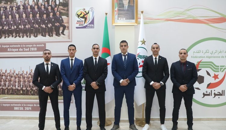 كان 2023 توتال انرجيز – كوت ديفوار : الحكام الجزائريون يحظون بتشجيع من رئيس الفاف و أعضاء مكتبه الفيدرالي