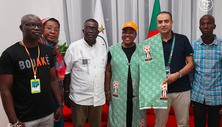 كأس أمم إفريقيا / كوت ديفوار 2023: أعضاء مجلس بلدية بواكي يزورون المقر الأخضر