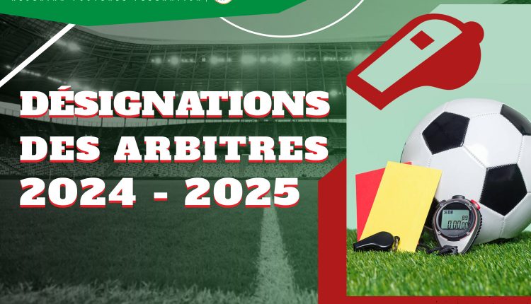 SAISON 2024/2025 : DÉSIGNATIONS DES ARBITRES POUR LE MATCH PAC- ASO DE LA 1ÈRE JOURNÉE DE LA LFP